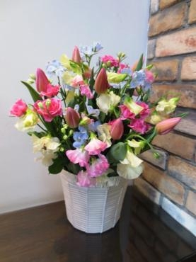 春色花束　　　✿　チューリップを入れた花束　✿｜「フローラルはなじん」　（愛知県名古屋市中村区の花キューピット加盟店 花屋）のブログ